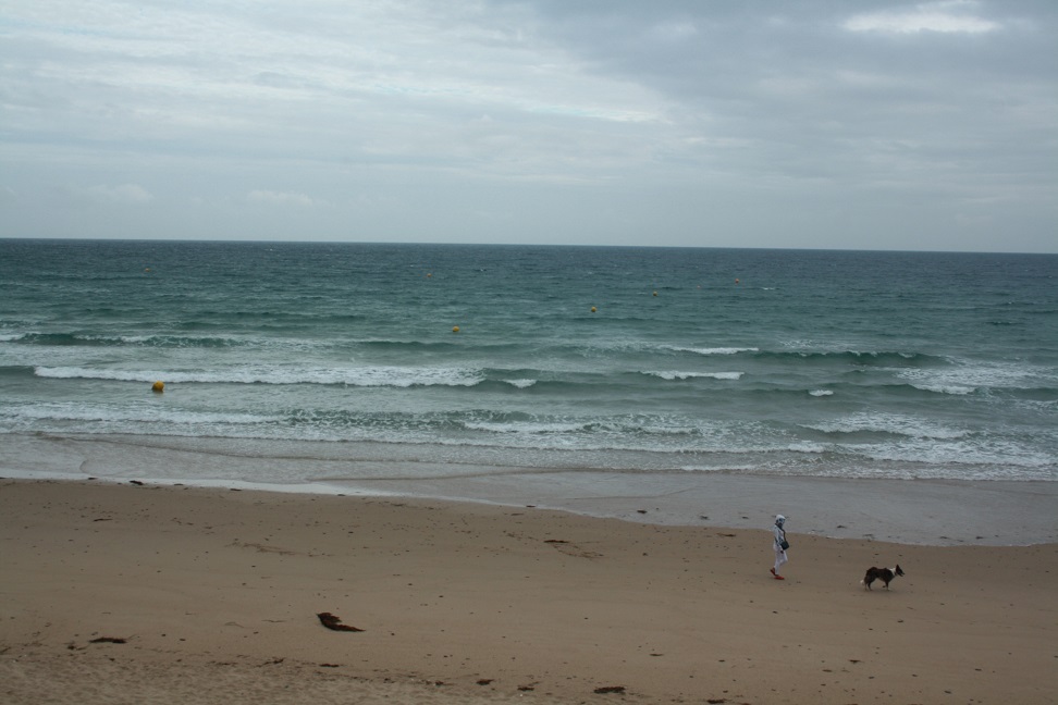 Houle d’Ouest moyenne et vent de SO Houle d’Ouest moyenne et vent de SO