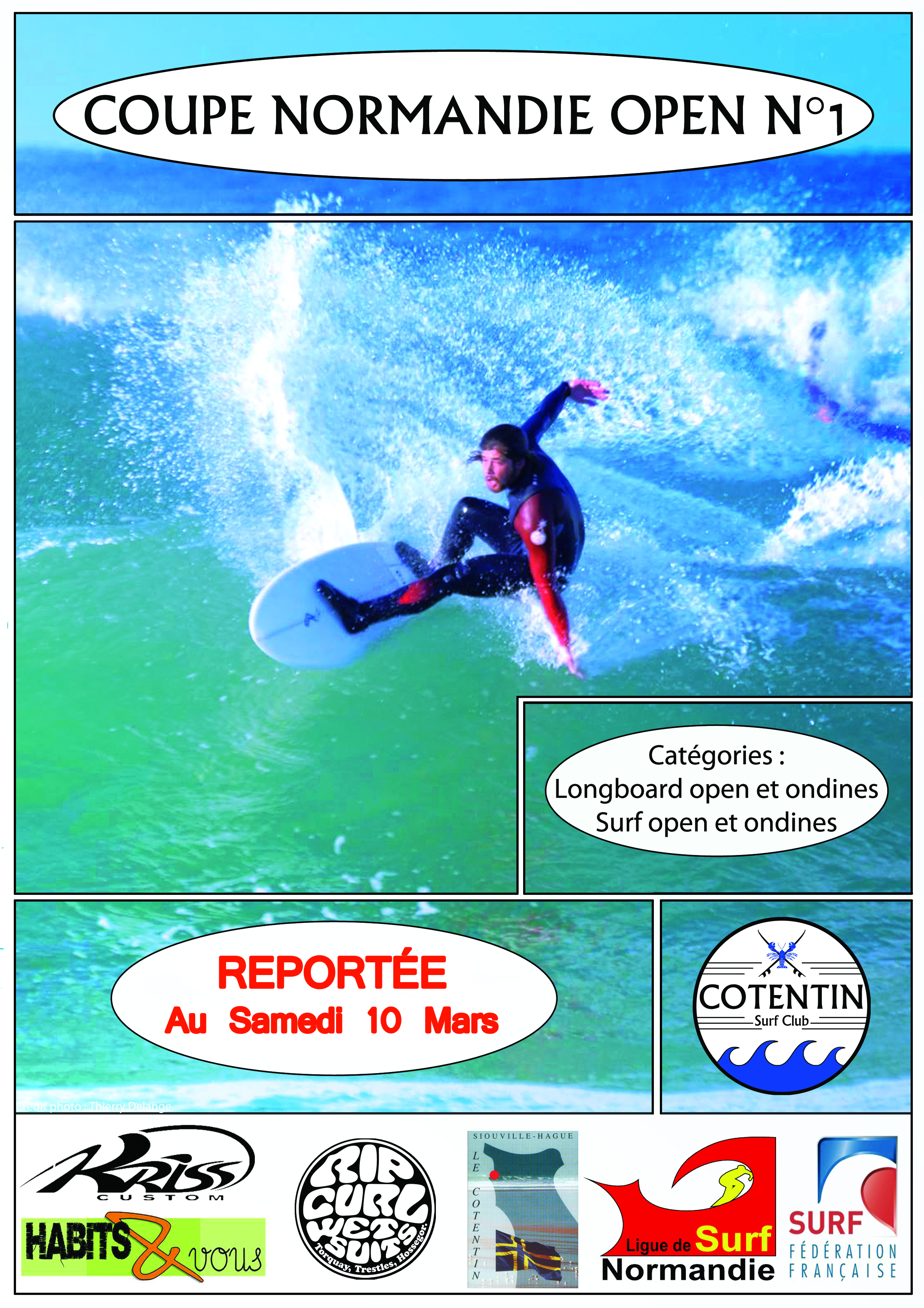 Coupe de Normandie Reportée au 10 Mars Coupe de Normandie Reportée au 10 Mars