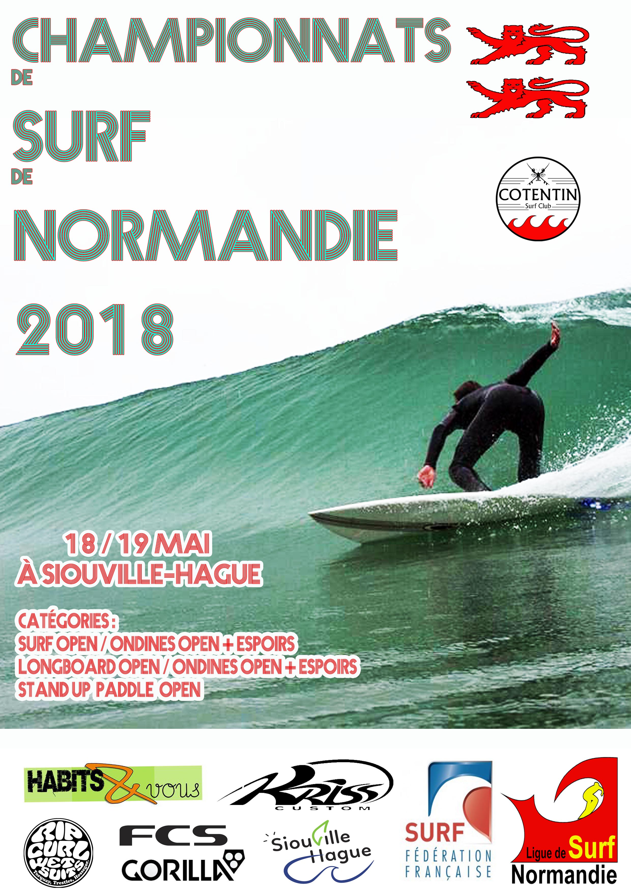 Prochaine compétition : championnats de surf de Normandie 2018 Prochaine compétition : championnats de surf de Normandie 2018