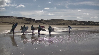 Premier jour de stage au Sables d’Olonnes