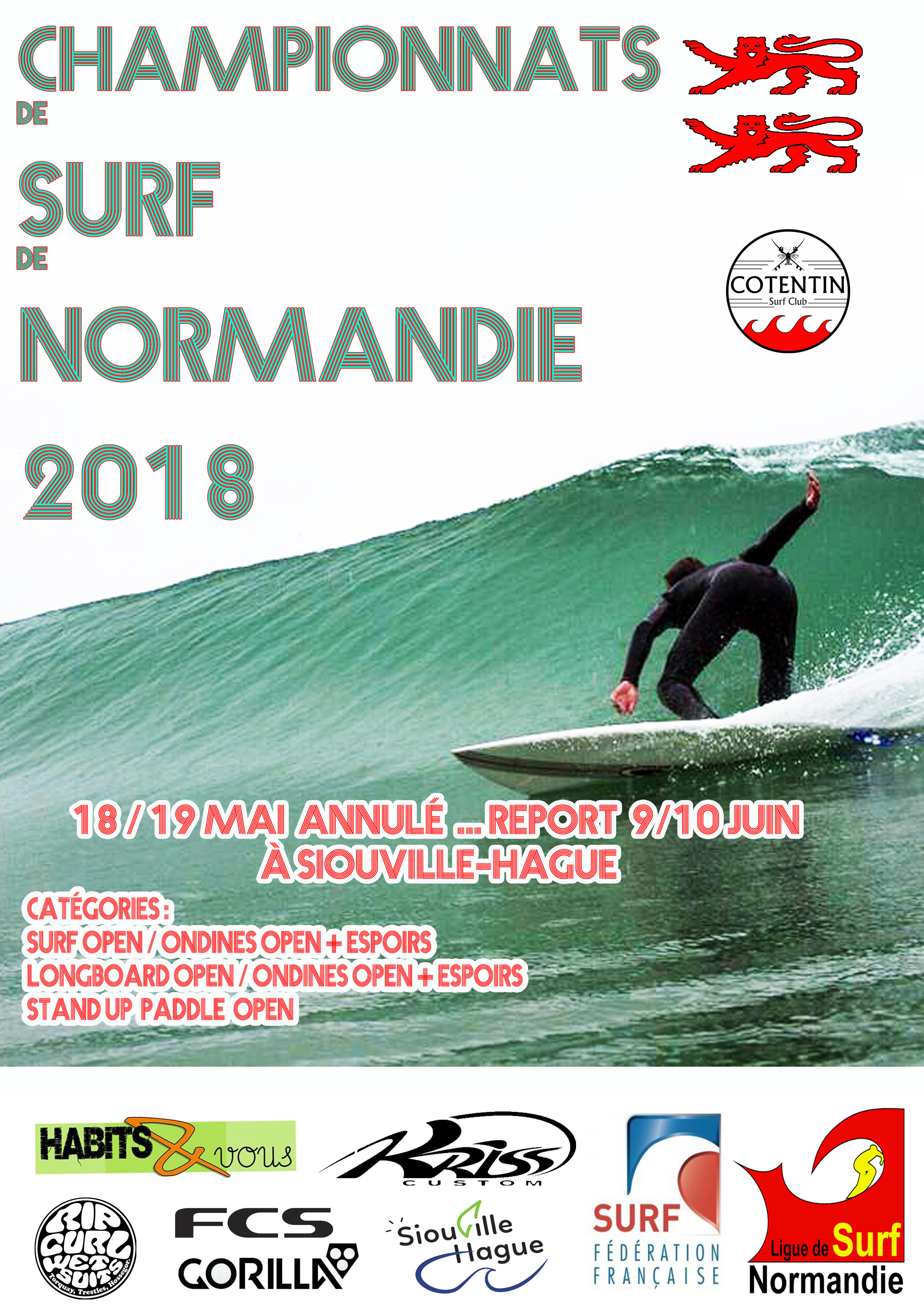 Annulation et report des Championnats de Normandie