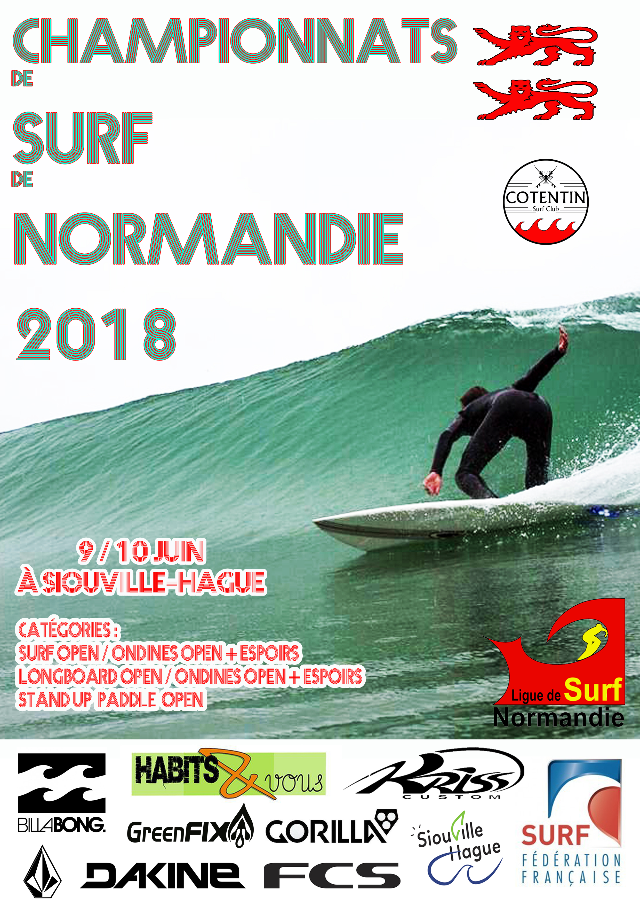 Championnats surf Normandie samedi 9 juin “espoirs”