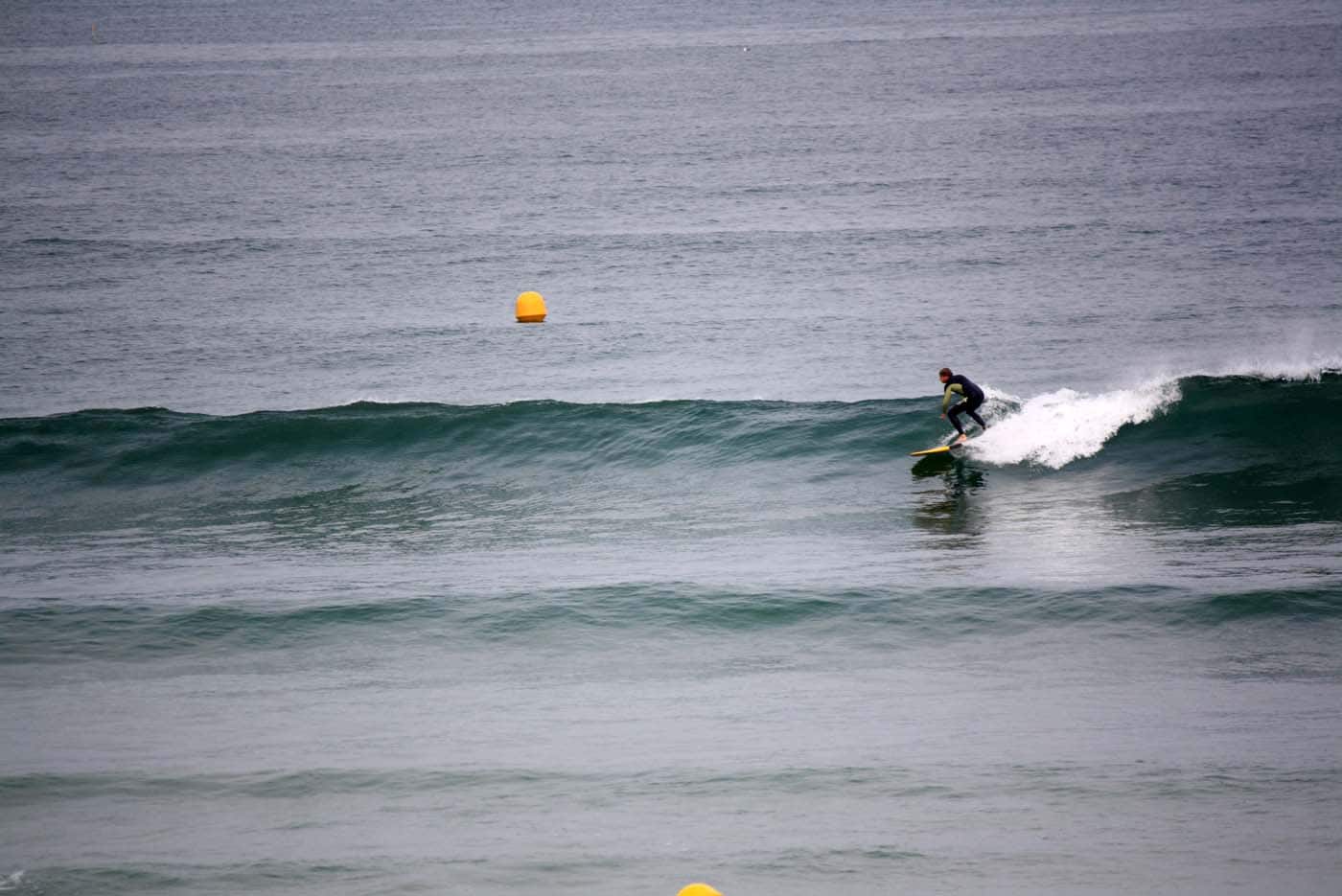 Vagues propres et vent faible Action !! Vagues propres et vent faible Action !!