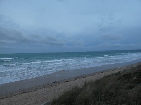 Petite houle courte et vent de nord Petite houle courte et vent de nord