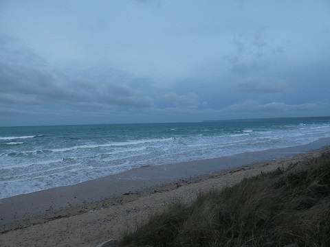 Petite houle courte et vent de nord