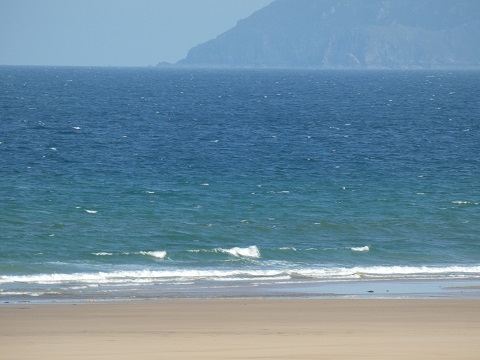 Petites vagues et du vent