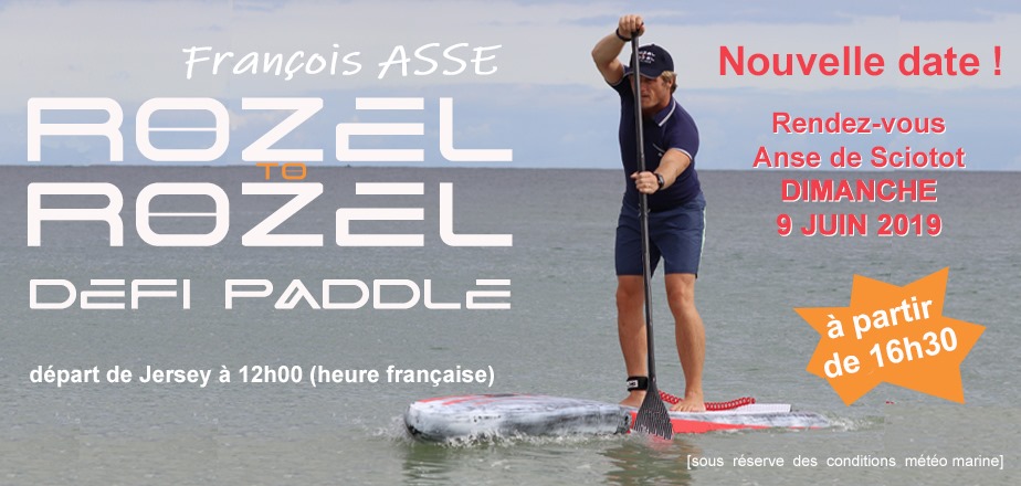 Defi traversée Rozel Bay to Rozel plage en SUP race