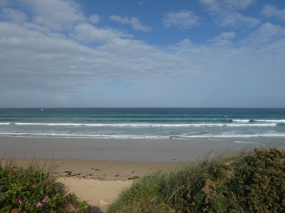 Houle en hausse et vent on shore Houle en hausse et vent on shore