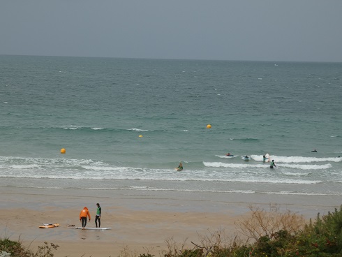 Petites vagues agitées