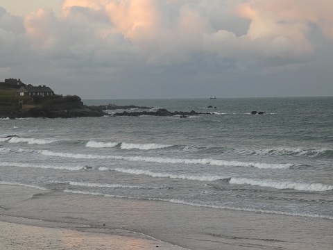 Houle et vent de NE Houle et vent de NE