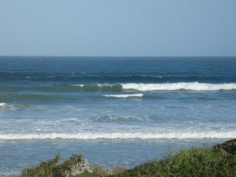 Houle longue et vent d’Ouest