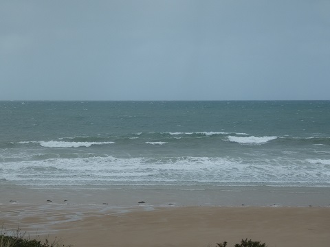 Houle moyenne d’Ouest agitée