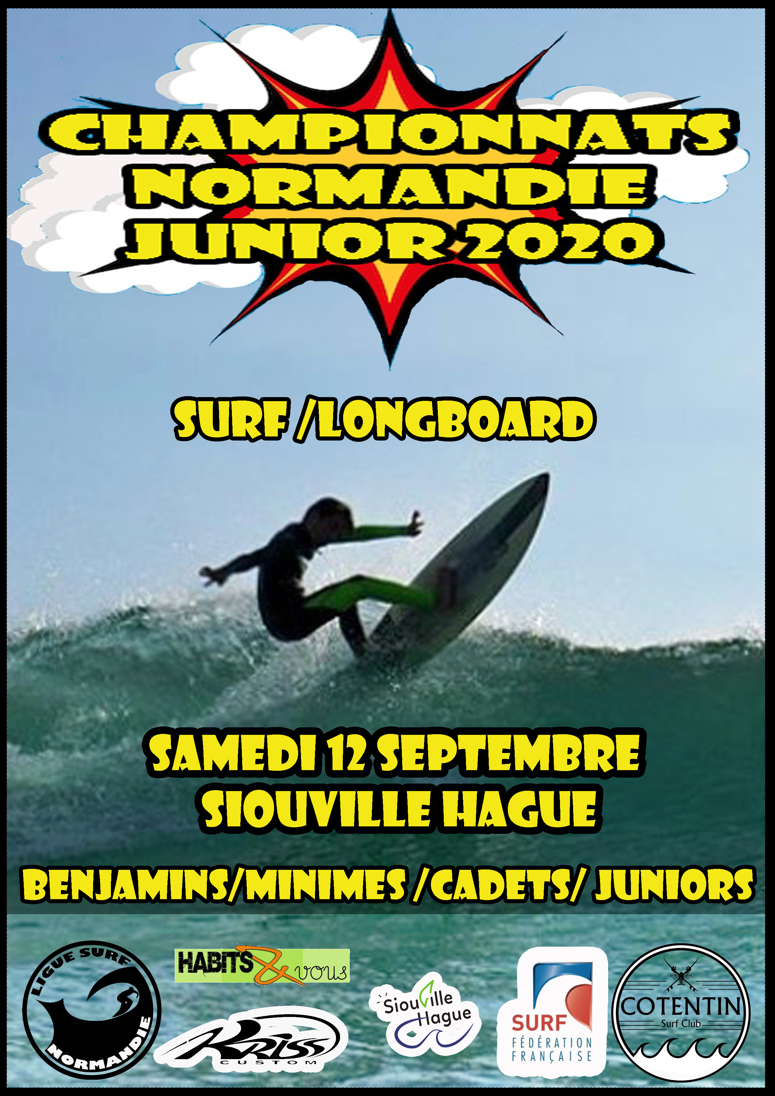 Championnats Normandie ESPOIRS SURF/LONGBOARD Championnats Normandie ESPOIRS SURF/LONGBOARD
