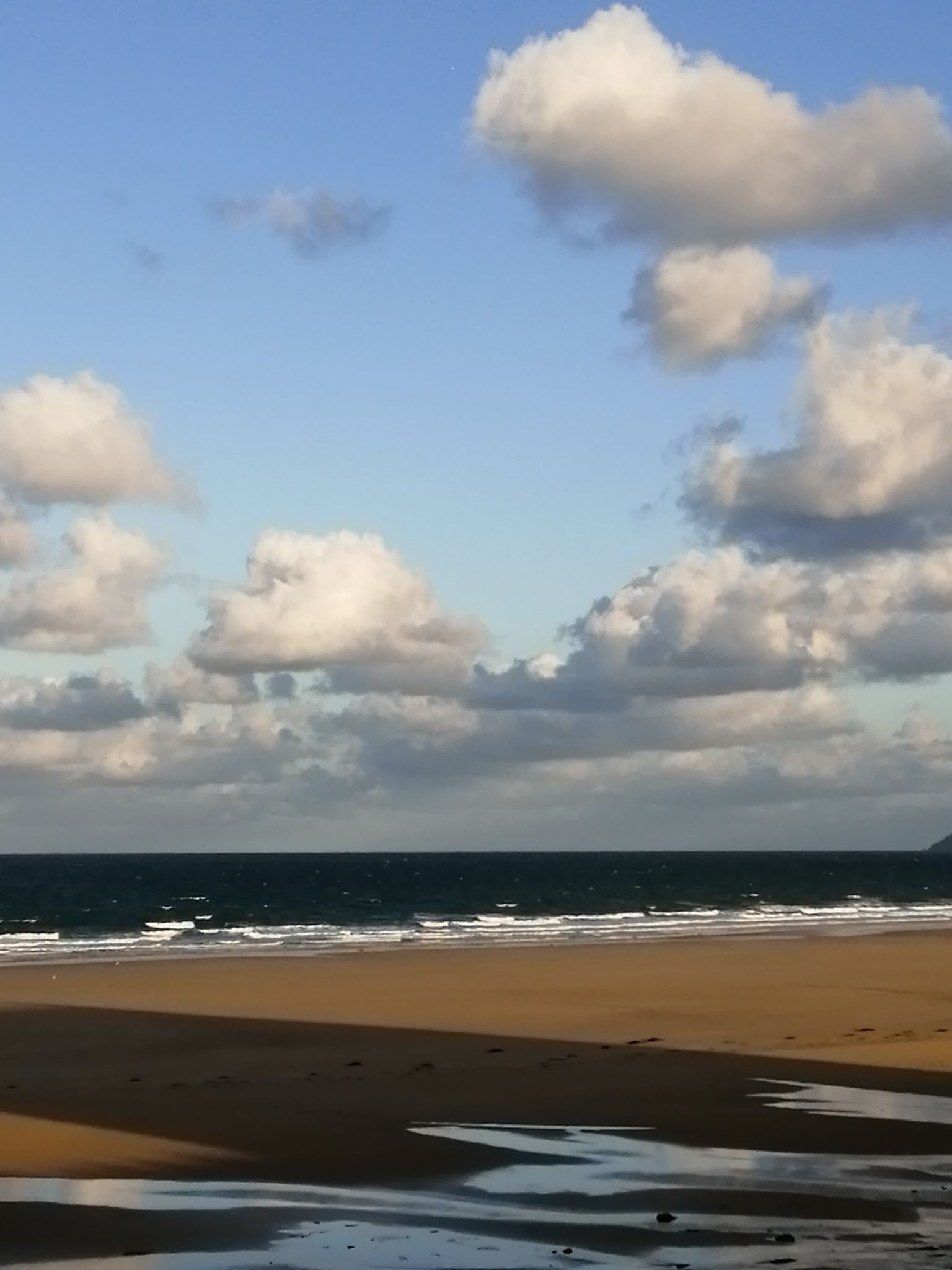 Petites vagues agitée