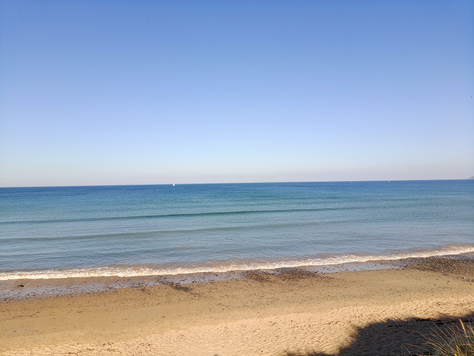 Petite houlette et vent off shore Petite houlette et vent off shore