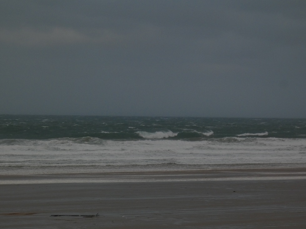 Tempête et planche à voile