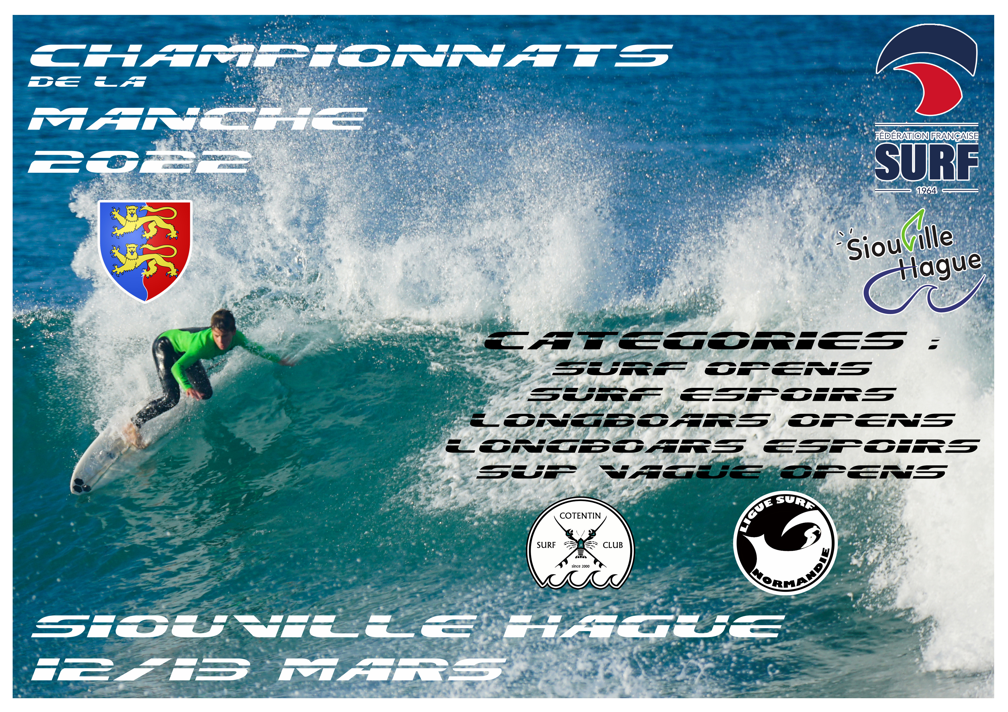 Championnats de la Manche validés samedi 12 Mars