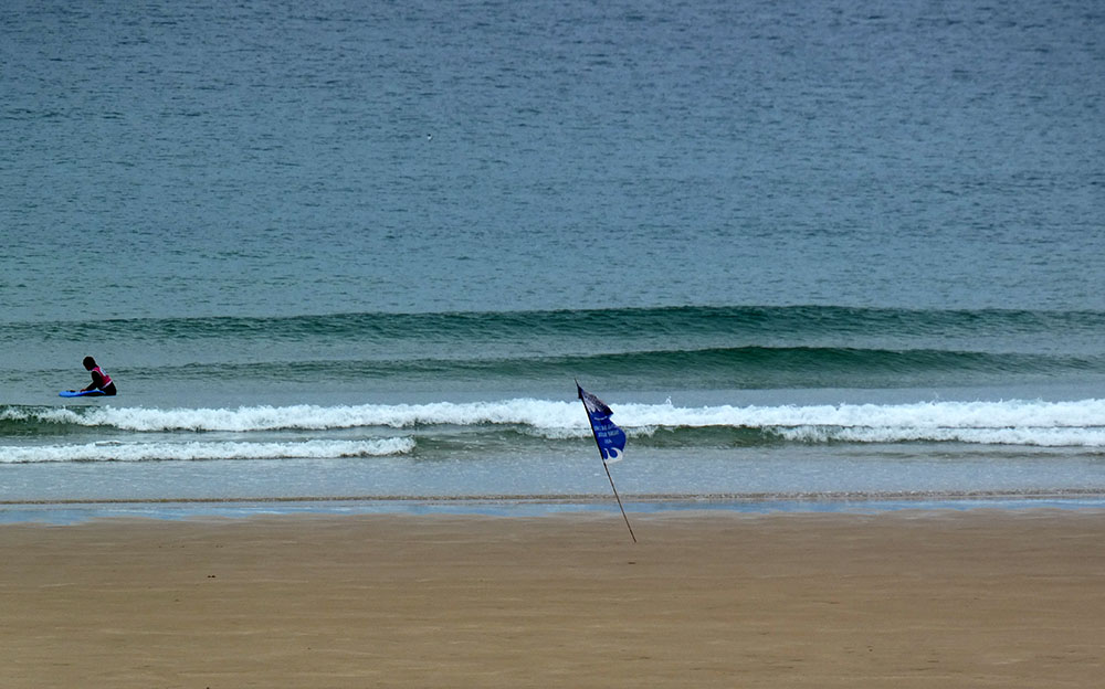 petites vagues propres ce matin coup de vent attendu cet après midi