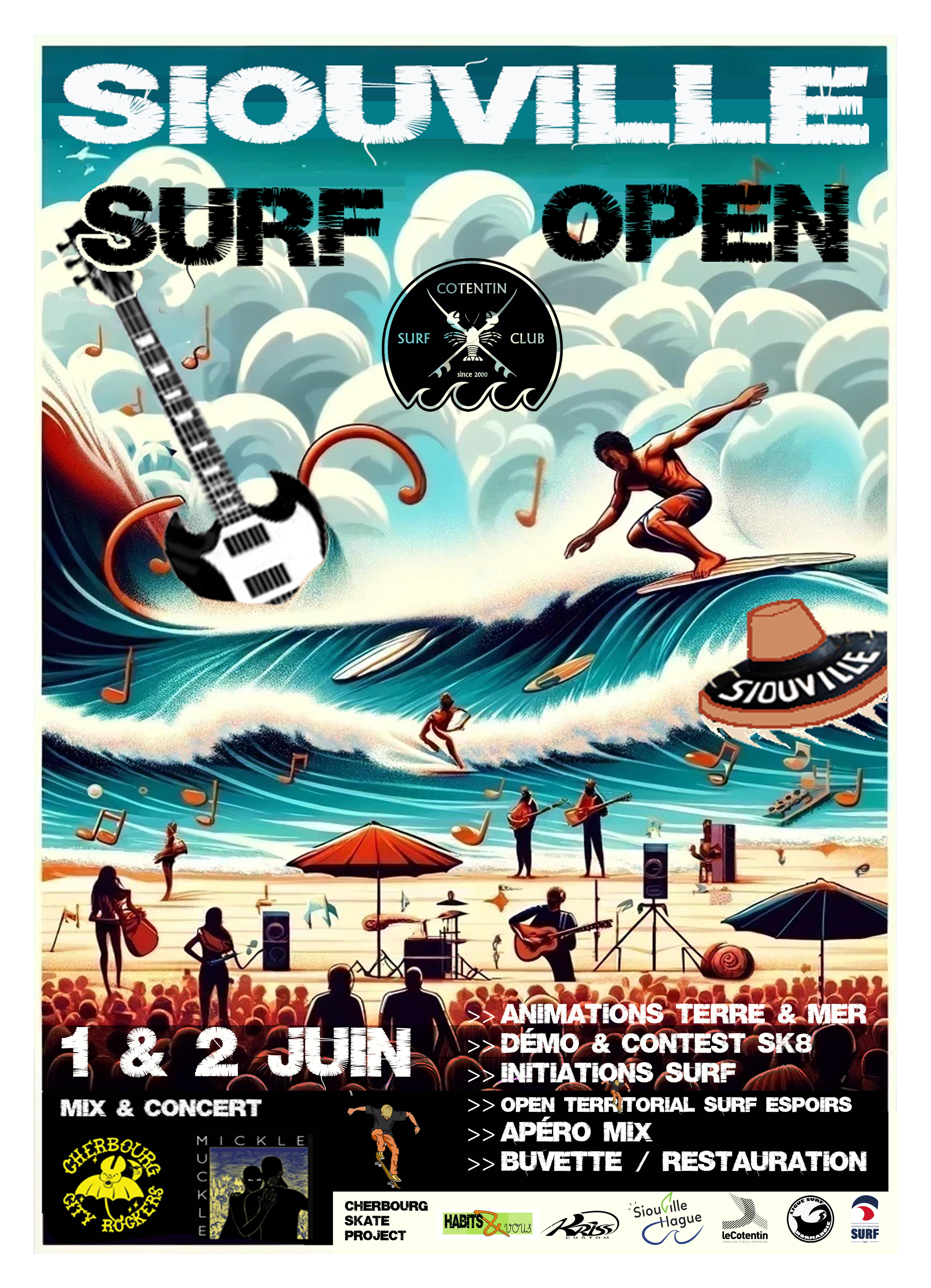 SIOUVILLE SURF OPEN 1et 2 juin