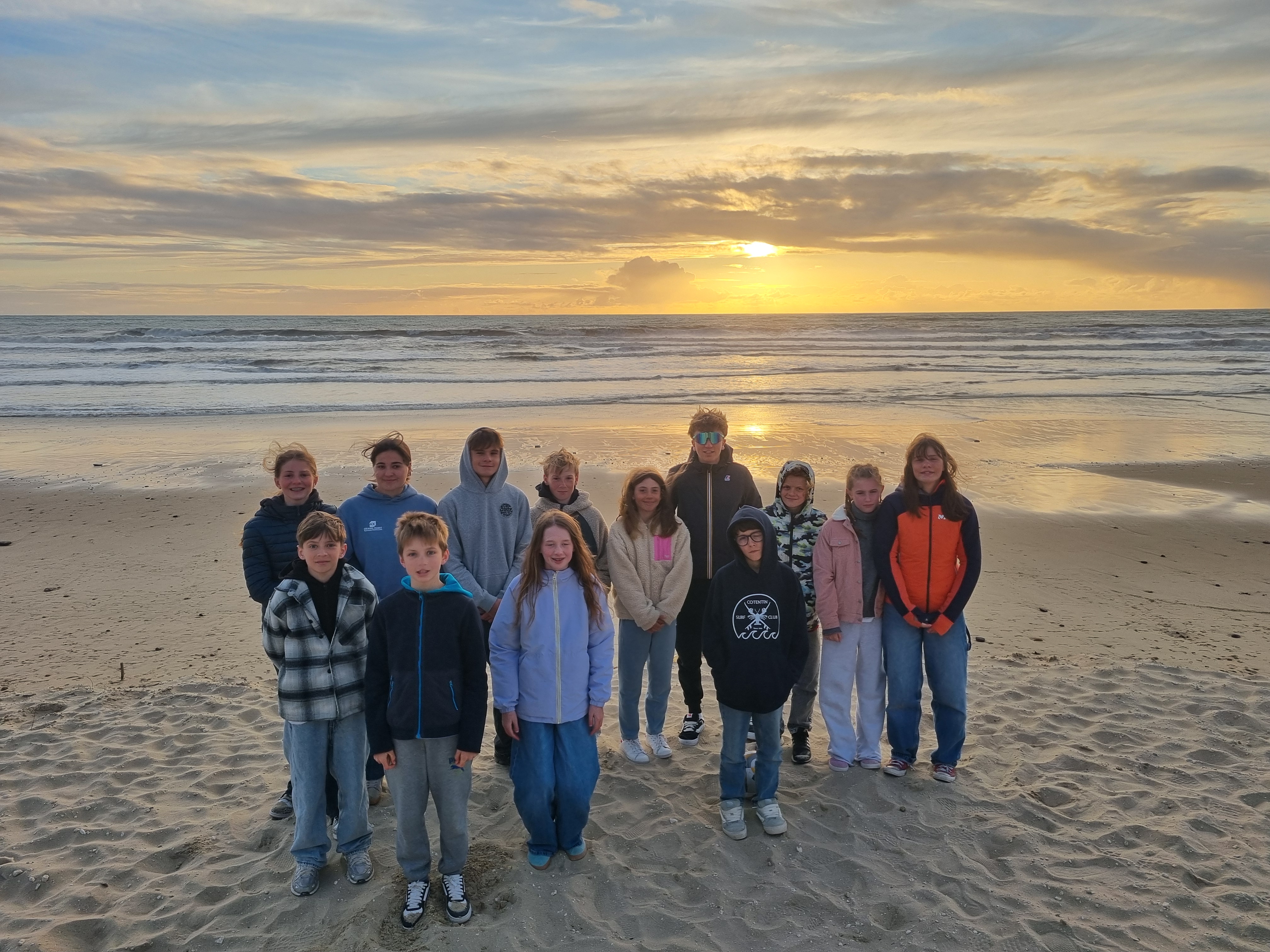 Premier jour de notre stage à MONTALIVET Premier jour de notre stage à MONTALIVET